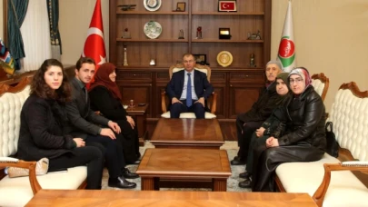 Vali Doruk şehit ailelerini misafir etti