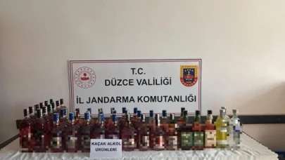 Yılbaşı öncesi kaçak alkoller ele geçirildi
