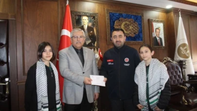 Ziyaret İlköğretim Okulundan Filistin İçin Anlamlı Bağış