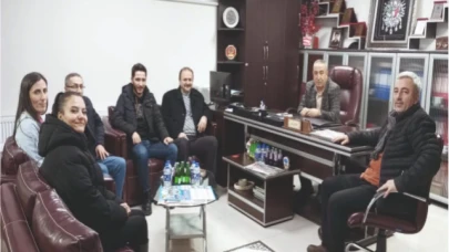 AK Parti İlçe Başkanlığından Haber Merkezimize Ziyaret