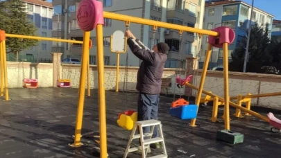 Amasya’da Oyun Parkları Yenileniyor
