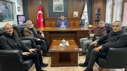 Din Görevlilerinden Müftü Verim’e Nezaket Ziyareti