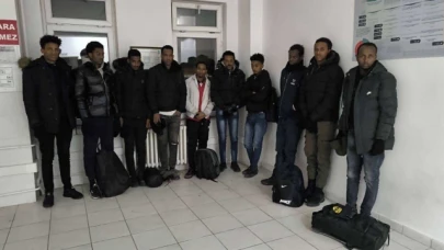 Edirne'de 160 göçmen ve 6 organizatör yakalandı