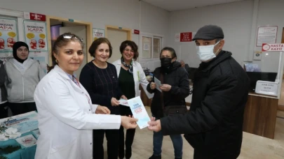 Hastanede bilgilendirme standı açıldı