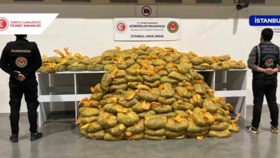 İstanbul Havalimanı'nda 586 kilogram uyuşturucu ele geçirildi