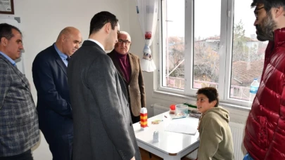 Kaymakam Büyükkaymakcı, özel eğitim öğrencileri ile bir araya geldi