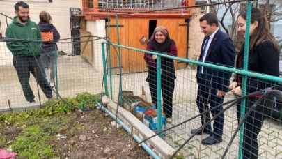Kaymakam Kartal, hane ziyaretinde bulundu