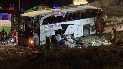 Yolcu otobüsü devrildi: 9 ölü, 28 yaralı