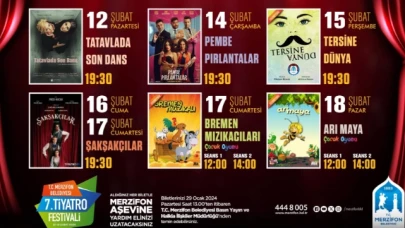 Merzifon Belediyesi’nden 7. Tiyatro Festivali