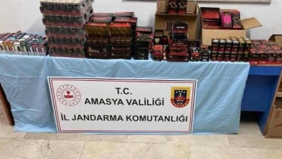Merzifon'da kaçakçılık operasyonu!
