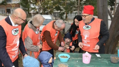 Minikler doğa ile iç içe