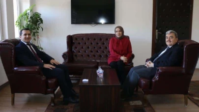 Müdür Türkmen, Kaymakam Kartal'ı Ziyaret Etti