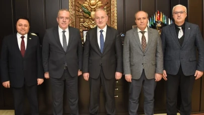 Turabi’den OMÜ Rektörü Ünal’a Teşekkür Ziyareti