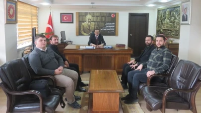 Uzun ve Yönetiminden Kaymakam Güldoğan'a Ziyaret