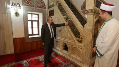 Vali Doruk, Mehmet Paşa Cami ve Hızır Paşa Türbesi'ni Ziyaret Etti