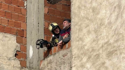 Yangında can pazarı... 2'si çocuk 4 kişi son anda kurtarıldı