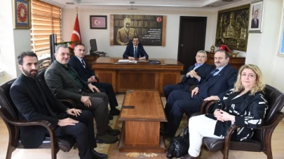 AK Parti Heyetinden Kaymakam Güldoğan'a Ziyaret
