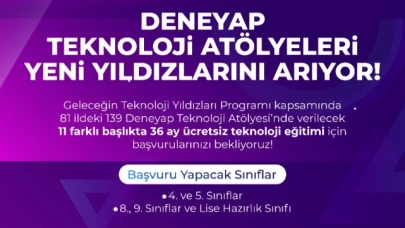 Amasya Deneyap Teknoloji Atölyesi Yeni Yıldızlarını Arıyor!