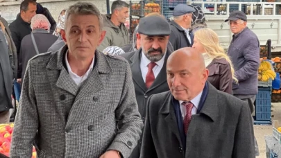Arslan Pazar Esnafını Ziyaret Etti