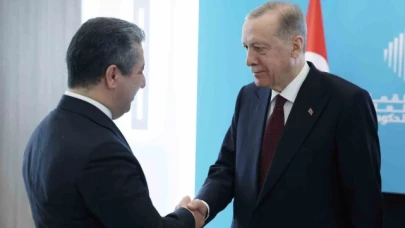 Cumhurbaşkanı Erdoğan, IKBY Başbakanı Mesrur Barzani'yi kabul etti