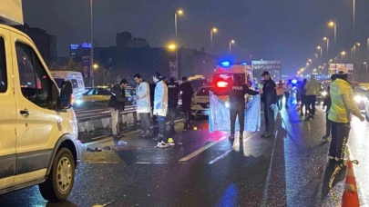 Feci kaza: Bariyerlere çarpan motosiklet sürücüsü hayatını kaybetti