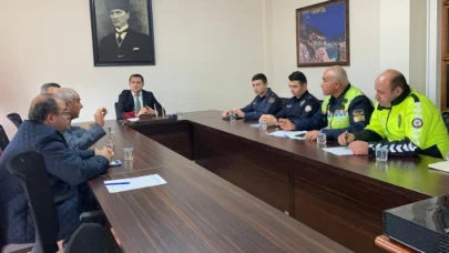 Göynücek'te Otobüslerde Emniyet Kemeri Kullanımı Değerlendirildi