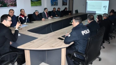 Gümüşhacıköy'de Seçim Güvenliği Toplantısı Yapıldı