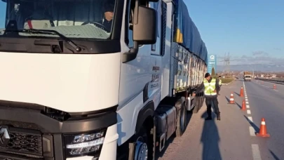 Jandarmadan Ağır Tonajlı Taşıtlara Denetim