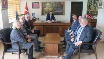 Kaymakam Güldoğan, Gül'ü Misafir Etti