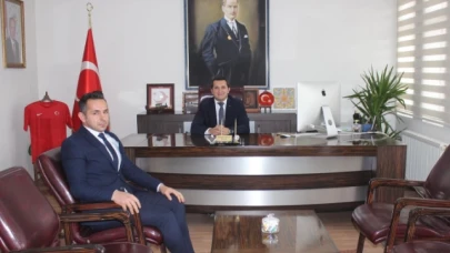 Kaymakam Kartal, Müdür Çelik'i Misafir Etti