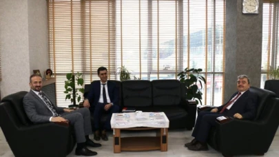 Müdür Türkmen, Günay’ı Misafir Etti