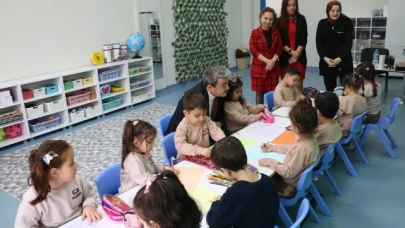 Müdür Türkmen, Minik Öğrencilerle Buluştu