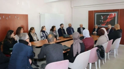 Müdür Türkmen, Öğretmenlerle Buluştu