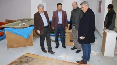 Müdür Türkmen, Okul İnşaatlarını Yerinde İnceledi
