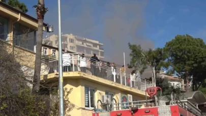 Özel okulda çıkan yangın korkuttu