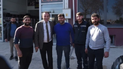 Sütcü, Ziyaretlerini Sürdürüyor