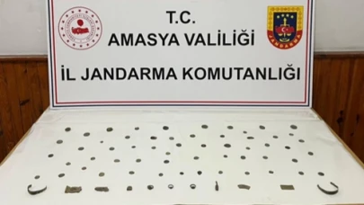 Taşova’da 68 adet tarihi eser ele geçirildi