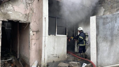 Uyuşturucu kullanan şahısların yangın çıkardığı iddiası