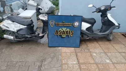 2 motosiklet çalan 3 şahıs yakalandı