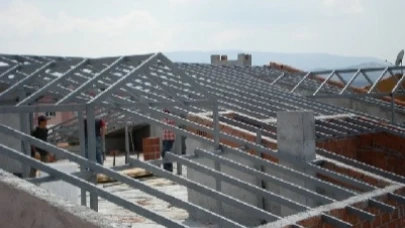 Hizmet Binası Çatı Yapımı