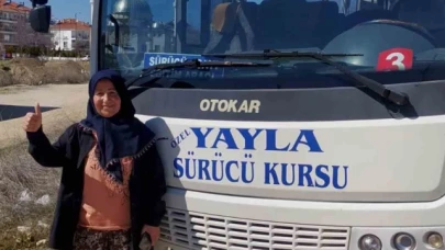 59 yaşında, arkadaşlarına inat otobüs ehliyeti aldı