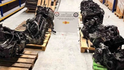 8 adet kaçak lüks araç motoru ele geçirildi