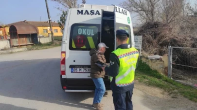 Amasya'da 68 Okul Servisi Denetlendi