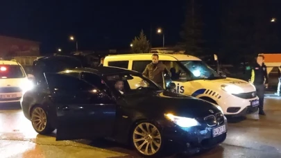 Dur ihtarına uymayan sürücü kapana kısıldı
