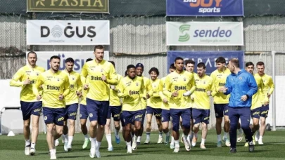 Fenerbahçe'de, Union Saint-Gilloise maçı hazırlıkları devam etti