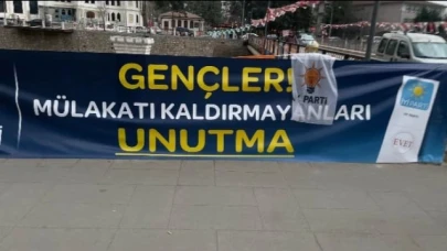İYİ Parti Amasya İl Başkanlığı Afişleri Kaldırıldı
