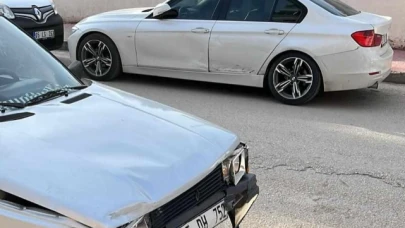 Merzifon'da iki araç çarpıştı: 1 yaralı