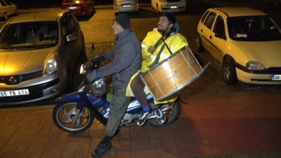 Motosikletli Ramazan davulcuları