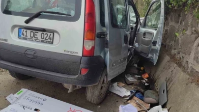 Trafik kazası 1 ölü 2 yaralı