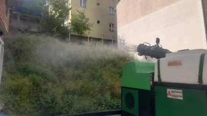 Amasya’da İlaçlama Çalışmaları Devam Ediyor